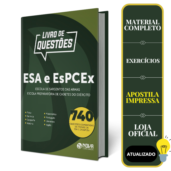 Livro 740 Questões Comentadas ESA/EsPCEx