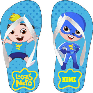 Lucas Neto Chinelo Personalizado com seu NOME
