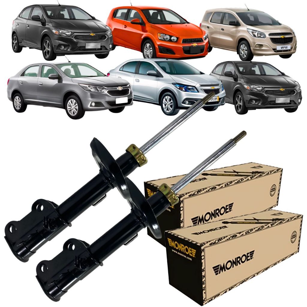 Par Amortecedor Cobalt Onix Joy Spin Sonic 2012 Á 2021 - Spare Parts and Accessories for Vehicles