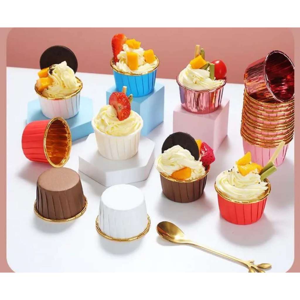 KIT 12/24  Forminhas  copinho descartável para Cupcake Muffin Para Festa De Aniversário DC-02