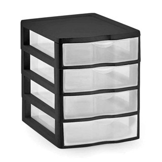 Gaveteiro Organizador Pequeno Plástico Com 4 Gavetas Nitron em Oferta na Shopee