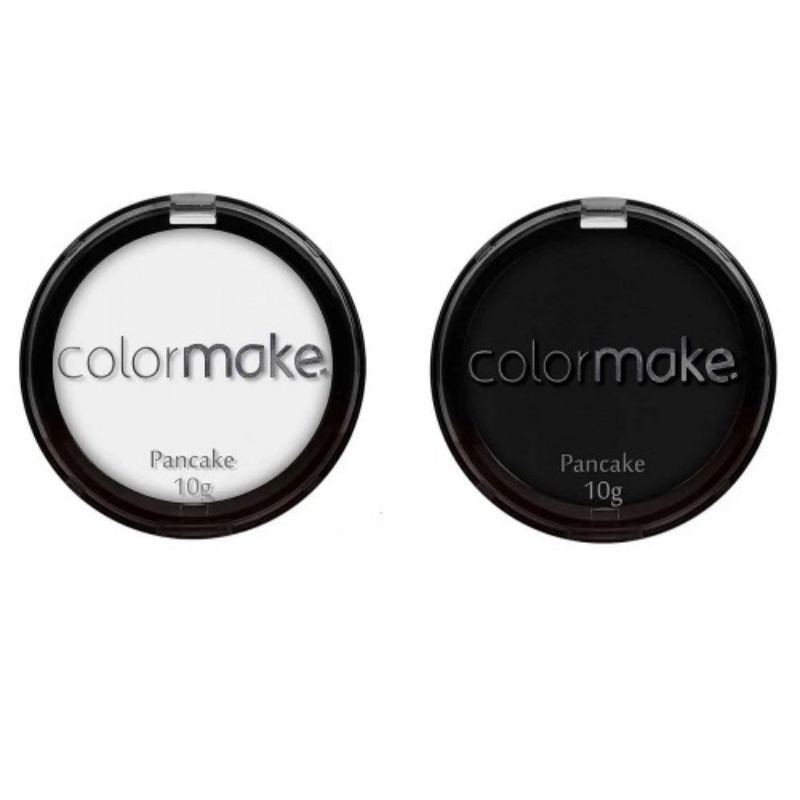 KIT PANCAKE PRETA E BRANCA COLORMAKE.