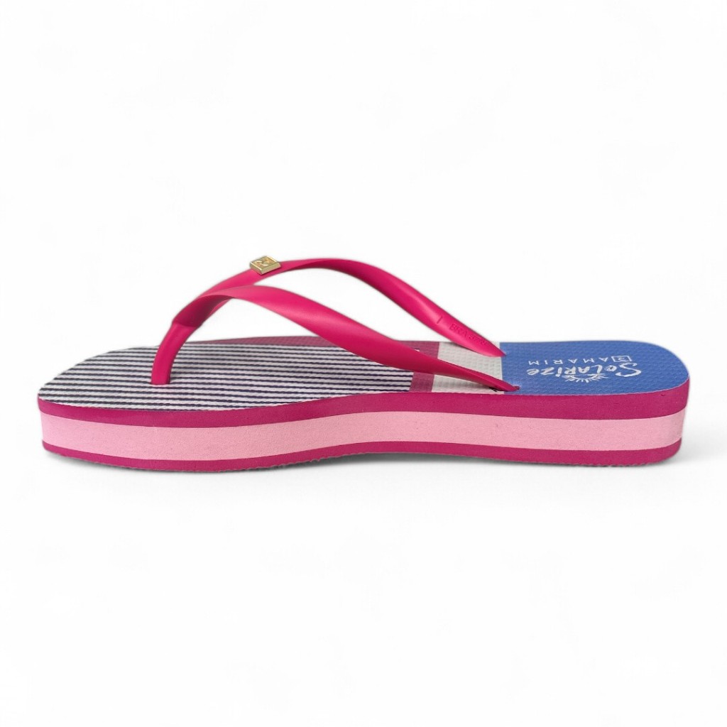 Detalhes do Chinelo Feminino Plataforma Borracha Pink Ramarim 244234-2
