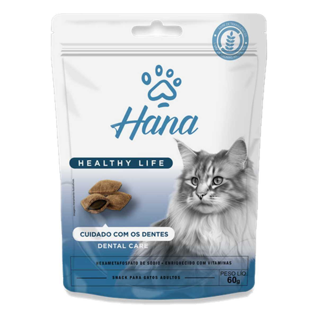 Petisco Para Gatos Hana Nuggets Dental Care Snack 60g