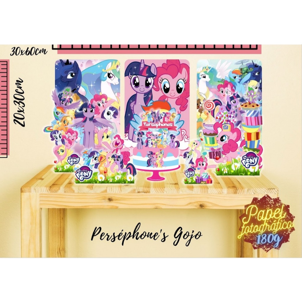 Kit é só um Bolinho Tema My Little Pony em Oferta na Shopee