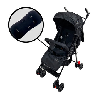 Carrinho Bebê Passeio Menina Menino Compacto Dobrável Reclinavel Estilo Guarda chuva  Bamboo+Colchão