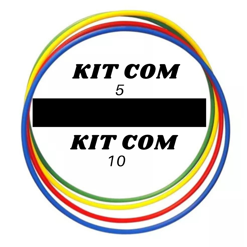 Kit Com 10 e 5 Bambolês Para Sua Diversão Pratique Exercícios Físicos Ar Livre 65cm Cores Sortidas em Oferta na Shopee