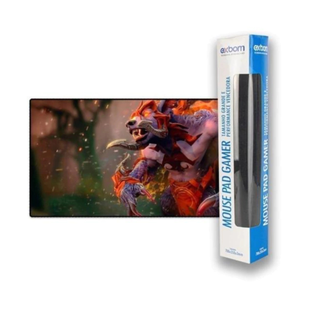 MOUSEPAD GAME EXBOM MP-7035C REI URSO (700X350X3MM)