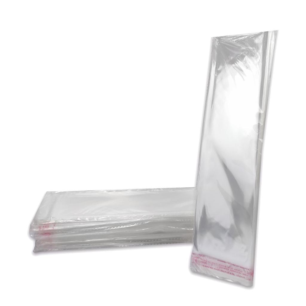100 a 500 Unidades Saquinho Transparente com cola Tamanho 7x25 cm Sem Furo em Oferta na Shopee