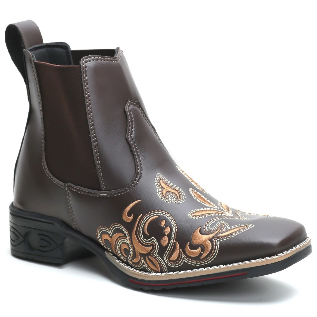 Bota Country Feminina Cano Curto Bico Quadrado: Onde Comprar | BuscaProdutos