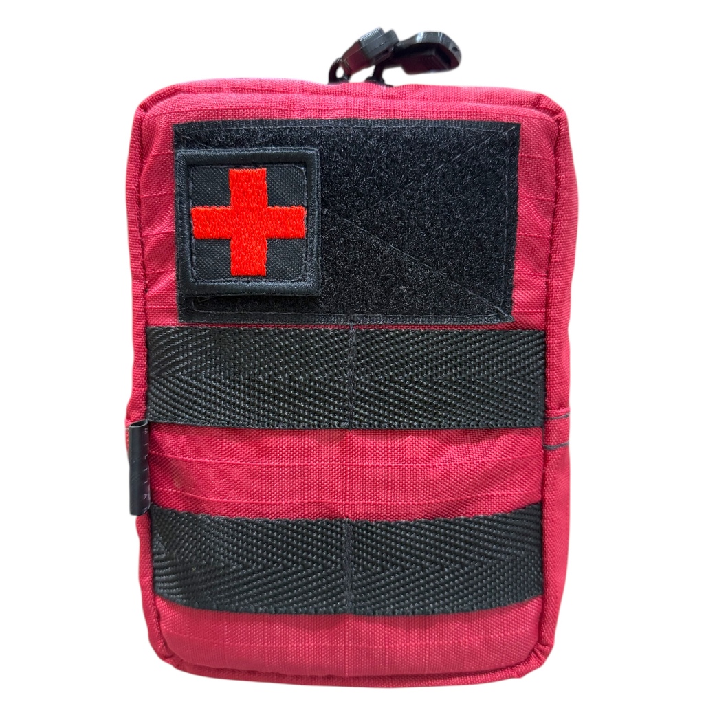 Bolso molle (sistema modular) porta treco, bolso militar tático Vermelha