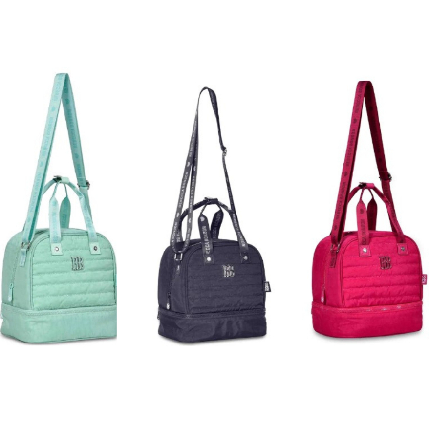 Lancheira Térmica Clio Rebecca Bonbon Crinkle com Matelassê 8" - RB24039