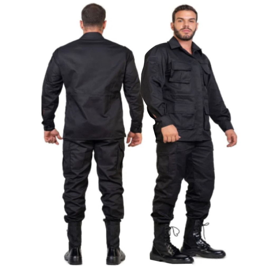 Farda Tatico Calça E Gandola Preta em Oferta na Shopee