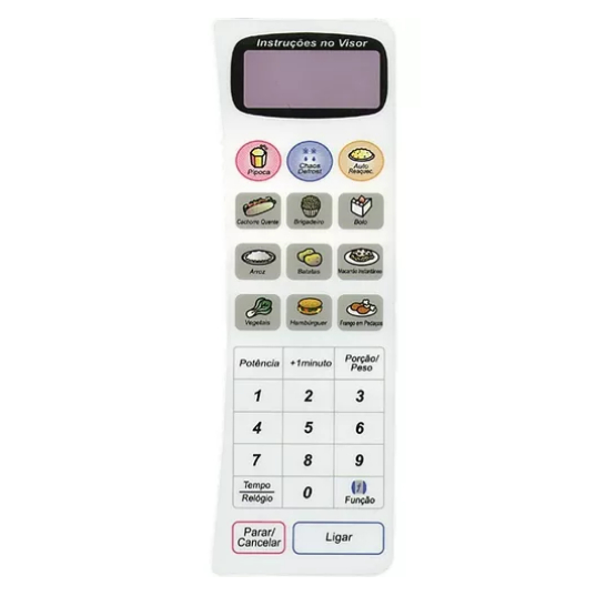 Membrana Teclado De Microondas Panasonic Nn5658b - Nn 5658b - Junior