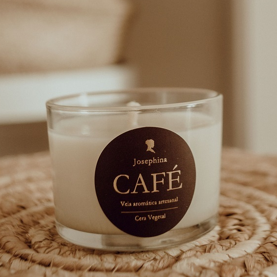 Vela Aromática Perfumada Café - Vela Aromática - Vela Artesanal - Vela Perfumada - Vela Cheirosa