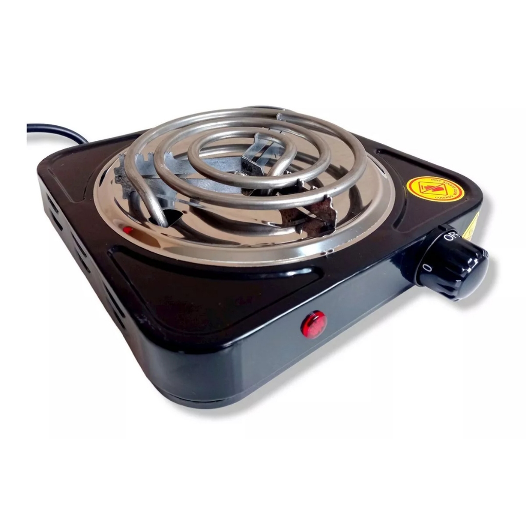 Fogão Fogareiro Elétrico 127/110v ou 220v 1000W para cozinhar no dia a dia e acampamento