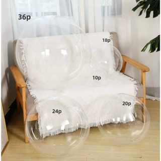 kit 10/20/30 Balão Bubble Bobo Cristal Transparente10 18 20 24 e 36" Polegadas Decoração Festa de Aniversário/casamento em Oferta na Shopee