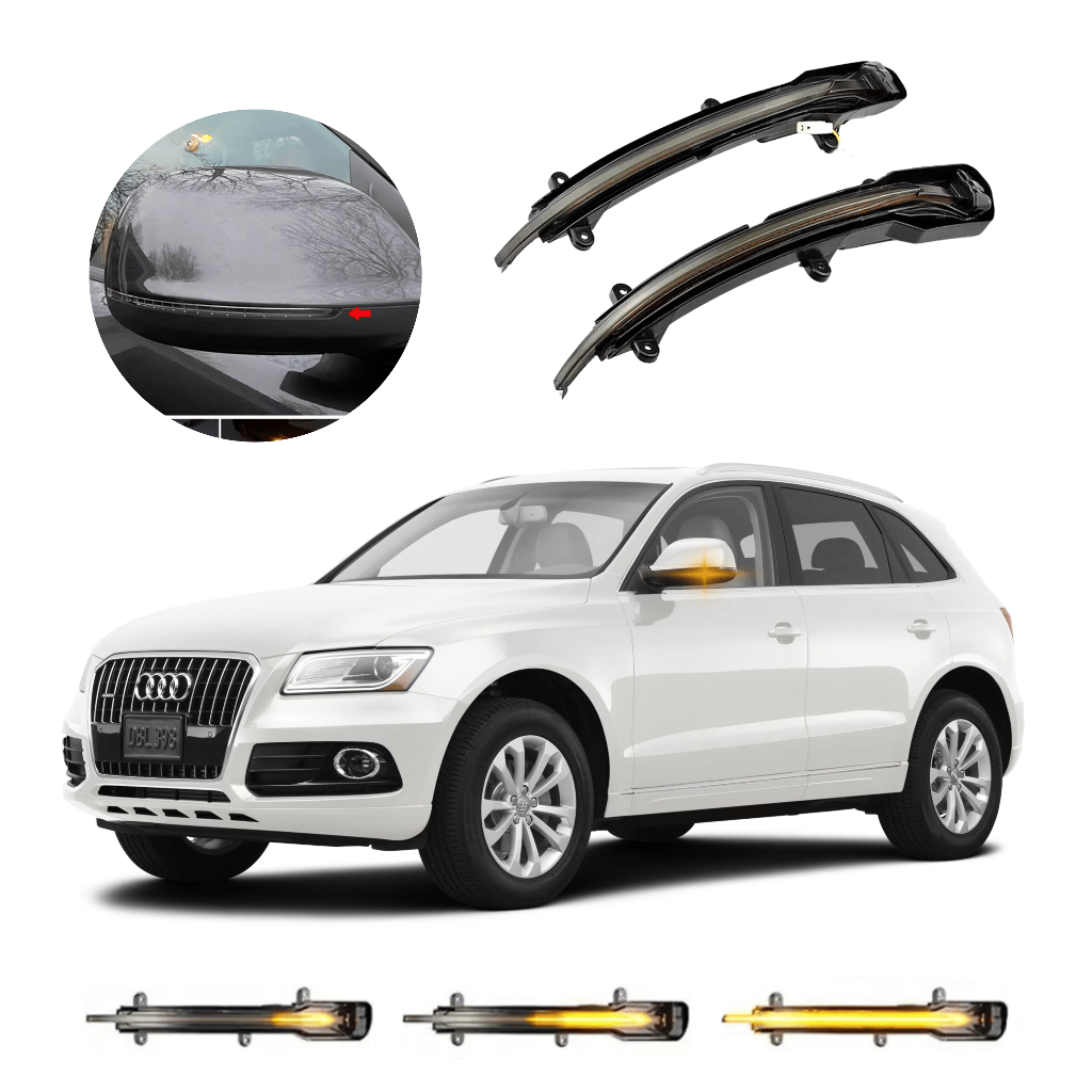 Seta Led Sequencial Retrovisor Audi Q5 2009 Até 2017