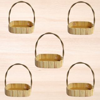 Kit 20 Cestas Madeira Oval com Alça Presente Chocolates Cosmeticos Decorativos Tam 22Cm em Oferta na Shopee