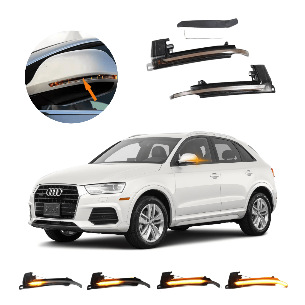Seta Led Sequencial Retrovisor Audi Q3 2012 Até 2018