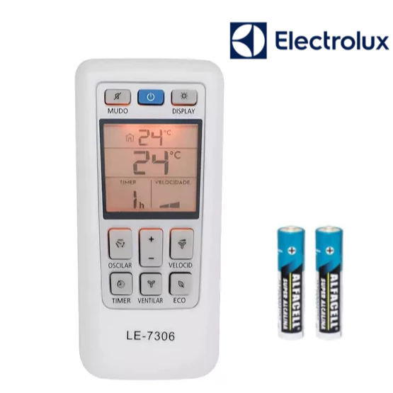 CONTROLE REMOTO AR CONDICIONADO SPLIT ELECTROLUX