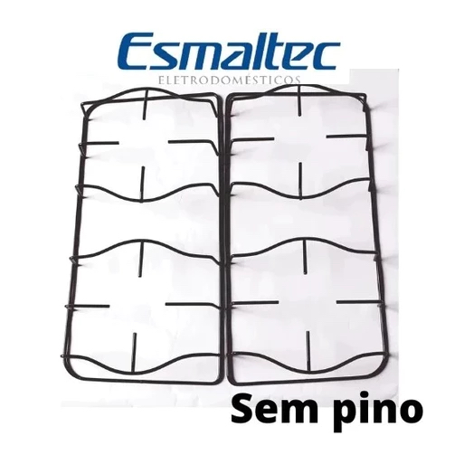 GRELHAS TREMPES GRADES 02 UNDS - FOGÃO ESMALTEC AGATA - SEM PINO