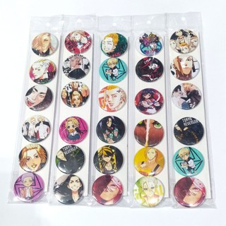 Cartela De Buttons Pins Broche Tokyo Revenger Com 6 Unidades Sortidas Universo Anime / Série / Otaku / Nostalgia / Mangá em Oferta na Shopee