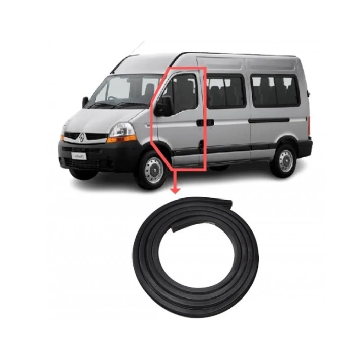 Borracha De Vedação Porta Renault Master 2012 A 2023