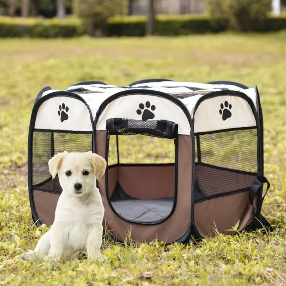 Cercado Delimitador Dobrável Casinha Pet Portátil - Ideal para Cachorro, Gatos e Pequenos Animais