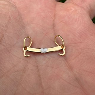 Pingente De Canga Banhado A Ouro 18K Banhado A Ouro 18K em Oferta na Shopee