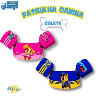 Boia Colete Braço Patrulha Canina Piscina Infantil Colete Salva Vidas Nash