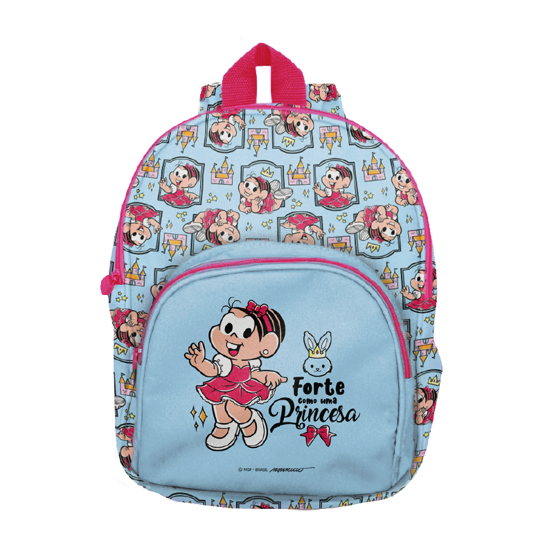 ENVIO IMEDIATO - Bolsa mochila infantil Turma da Mônica: MÔNICA, CEBOLINHA E MAGALI
