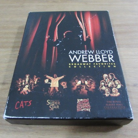 DVD-BROADWAY FAVORITES COLLECTION -CATS/ JESUS CHRIST SUPERSTAR/ JOSEPH AND THE AMAZING TECHNICOLOR DREAMCOAT/THE ROYAL