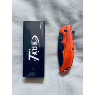 Canivete Preto Cor Marrom Abertura Manual Inox Pesca Camping TC11 C/Clip em Oferta na Shopee