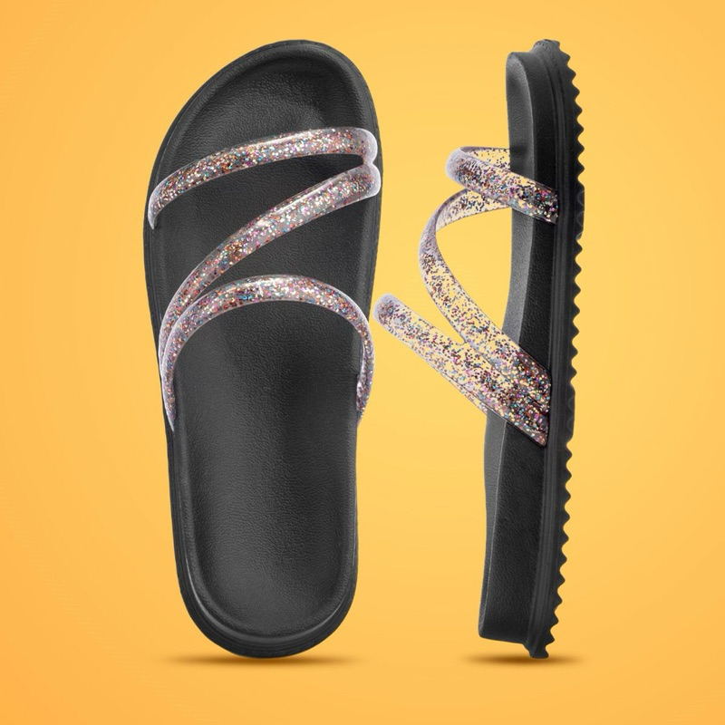 Papete Feminina Sandália Luxuosa Confortável Dia a Dia Acessível