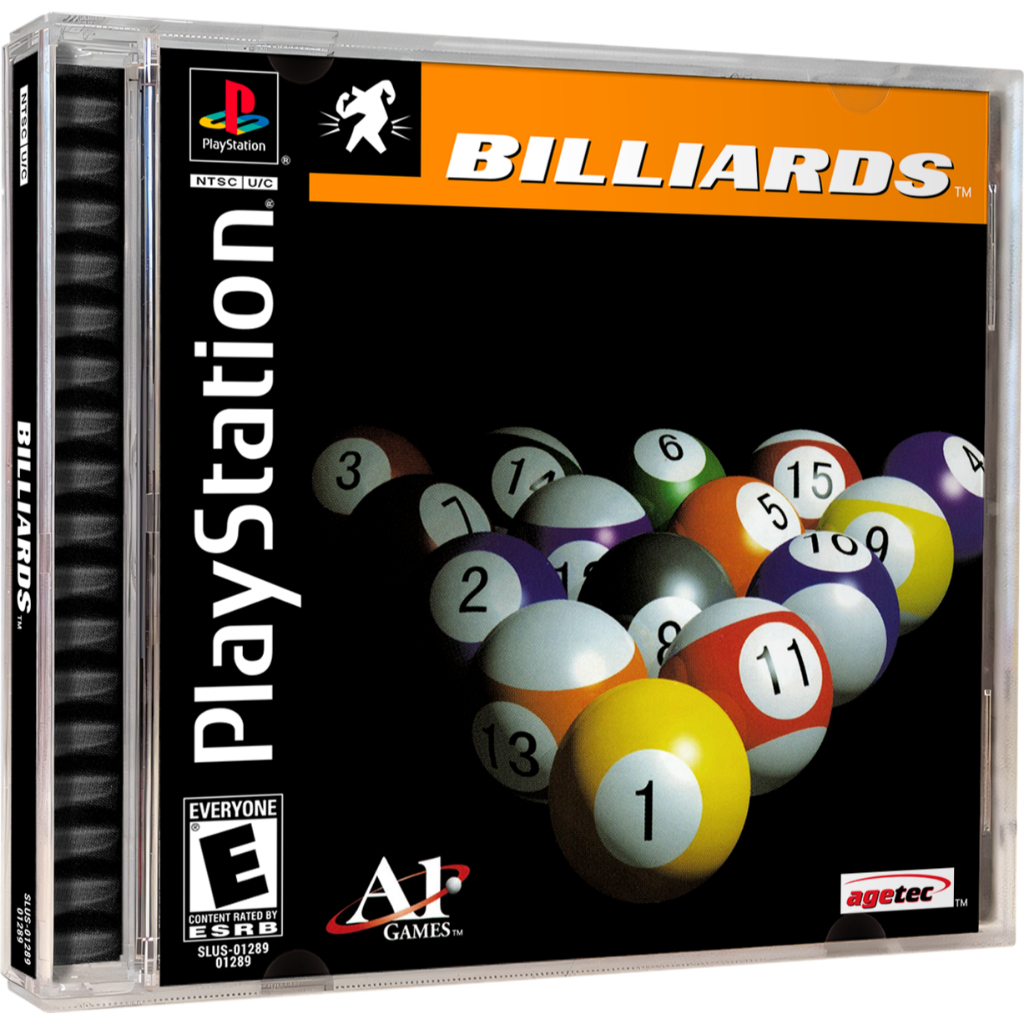Jogo Billiards de Play 1 PsOne