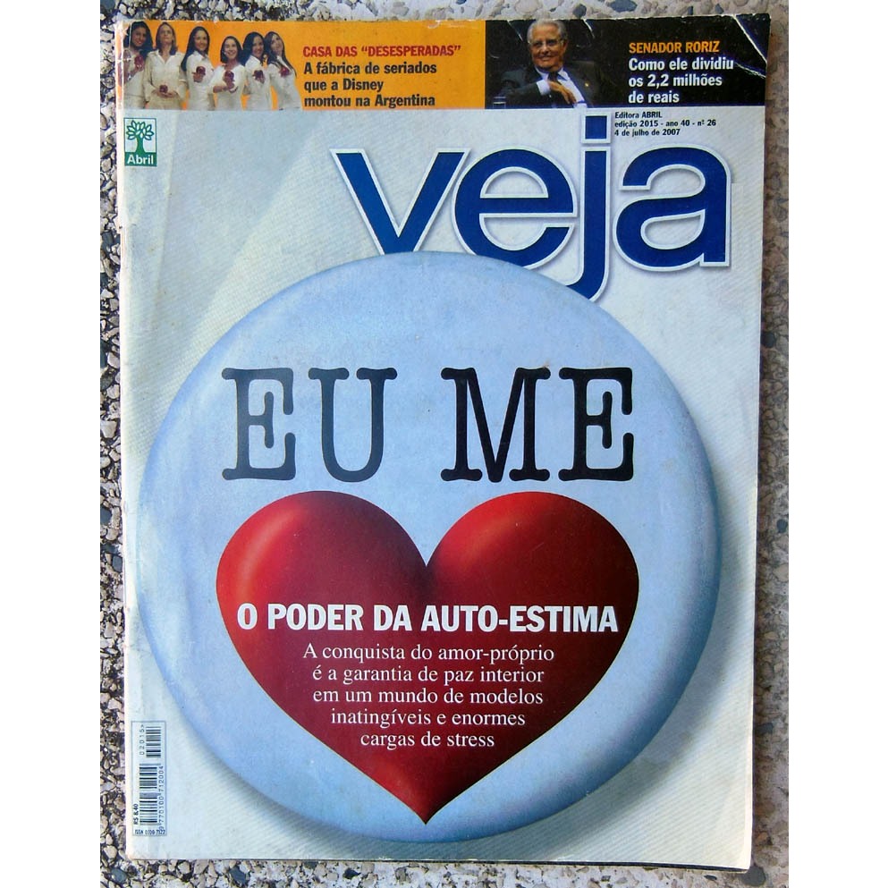 Revista Veja 2015 Disney Cinderela Pixar Spice Girls - 4 Julho 2007