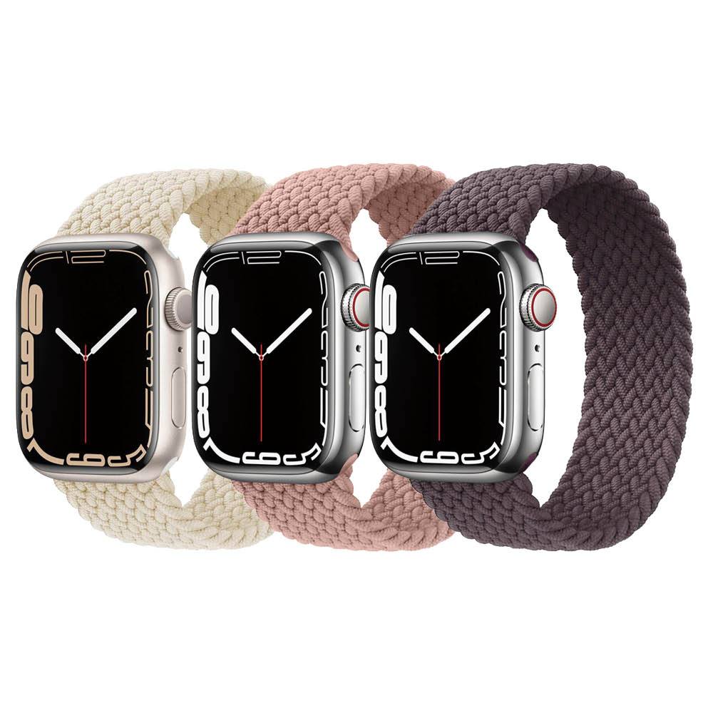 Pulseira de Nylon para Apple Watch Ultra 3 2 Series 11 9 8 7 6 5 4 3 SE 49mm 46 45 44mm 42mm 41mm 40mm 38mm Solo Loop em Oferta na Shopee