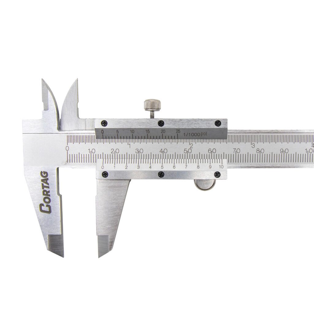 Paquímetro Metálico Analógico Cortag 150mm/6" Com Estojo Indústria Mecânica Marcenaria PAC94 em Oferta na Shopee