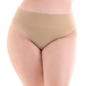 CALCINHA TANGA PLUS ,CÓS ALTO SEM COSTURA ZEE RUCCI