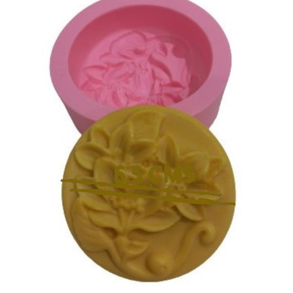FORMA DE SILICONE FLOR MINI AMARILIS PARA SABONETES