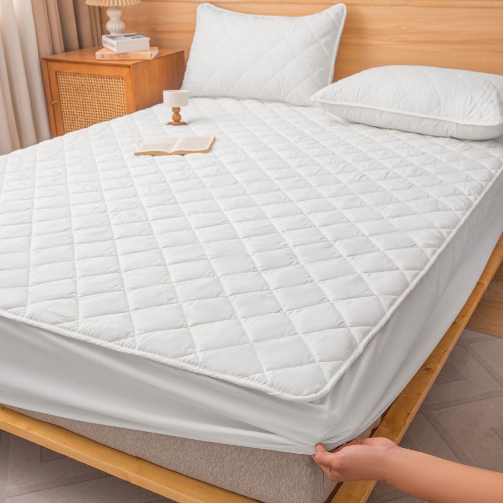 Capa de Colchão Cama Box Queen King Solteiro 100% Impermeável Matelado Com Elástico