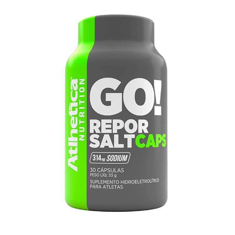 GO! Repor Salt Caps 30 Cápsulas - Atlhetica Nutrition - Health