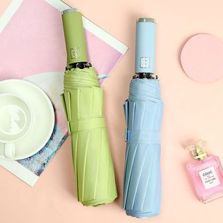 Guarda Chuva Automático Sombrinha Grande Proteção Solar UV Reforçado Dobrável 10/8 vareta…