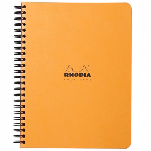 CADERNO RHODIA A5+ 80FLS 80G ORANGE 193468C