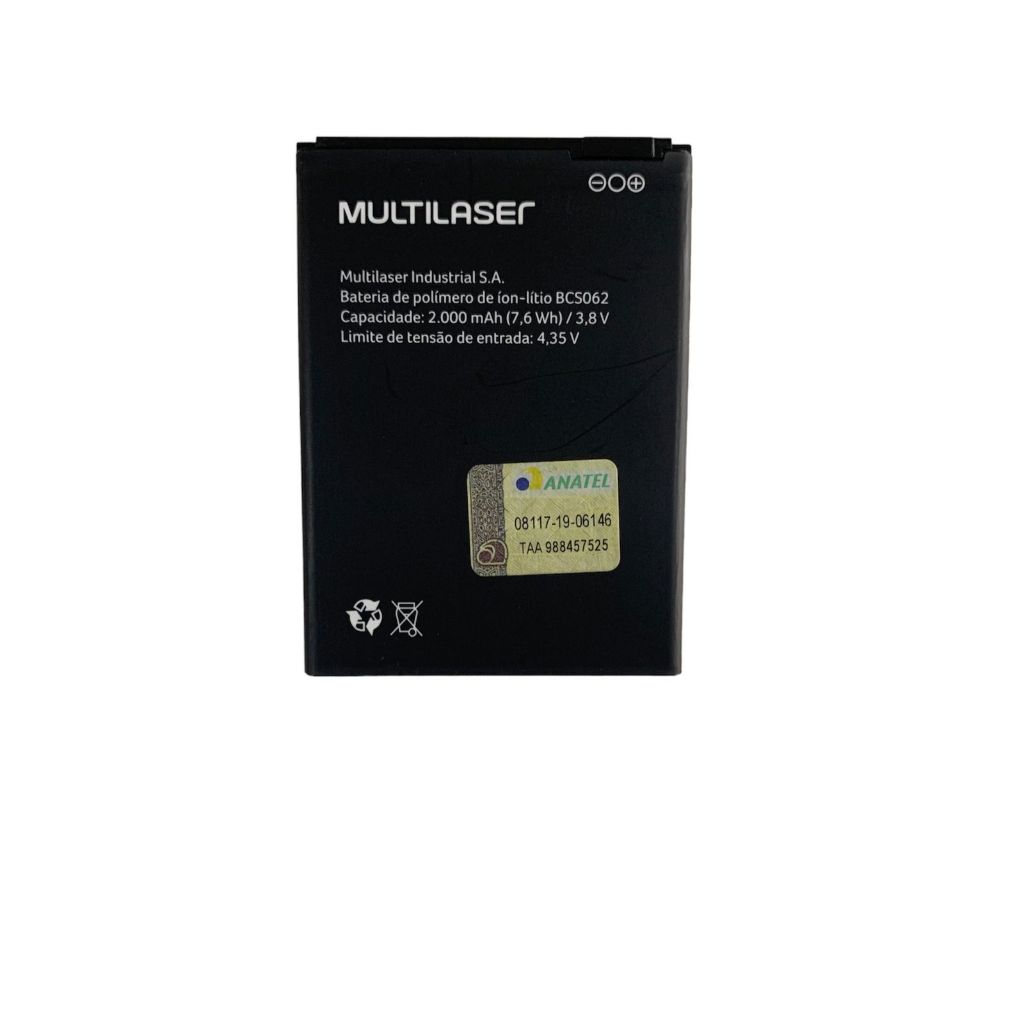 Ba-teria Modelo Bcs062 Nova Para Multilaser Ms45 4g P9062 Frete Grátis