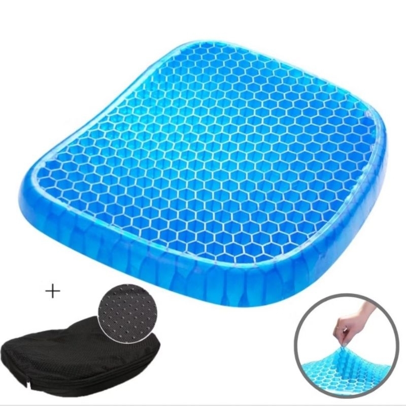 Assento De Gel Almofada Silicone Escaras Ortopédico Egg Sit