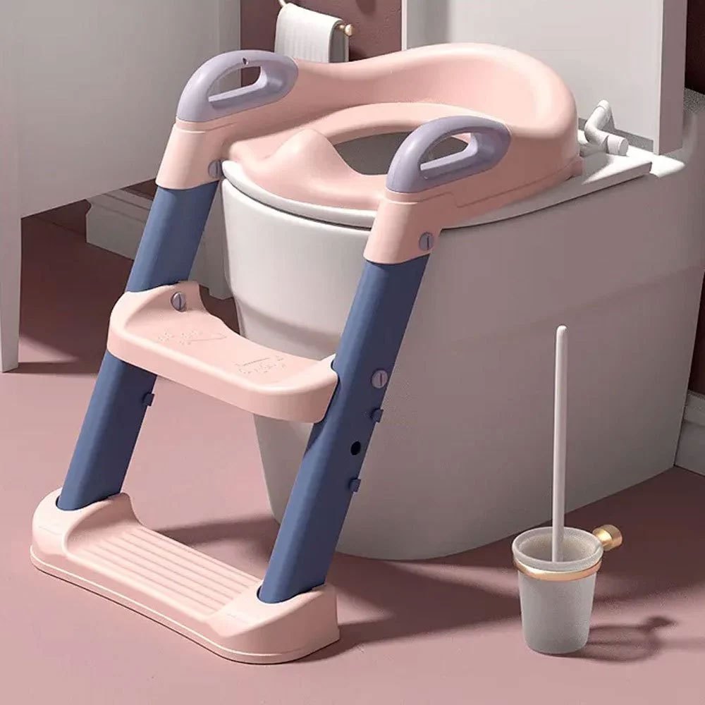 Redutor Assento Vaso Sanitário Infantil Com Escada Troninho