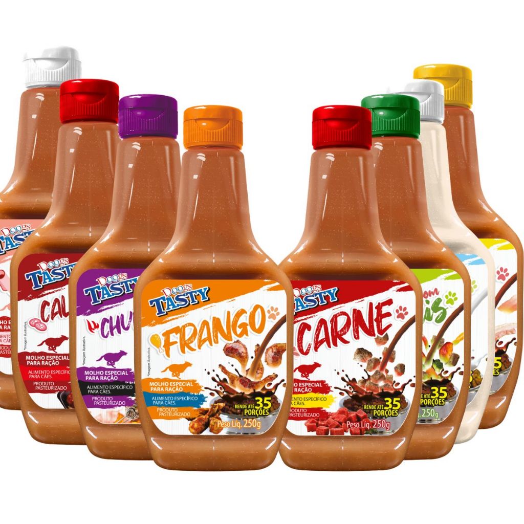 Molho para Ração Doogs Tasty Escolha o sabor 250g para Cachorro em Oferta na Shopee