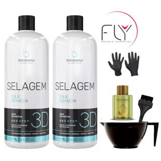 Borabella Selagem 3d Semi Definitiva Sem Formol 2x1000ml em Oferta na Shopee